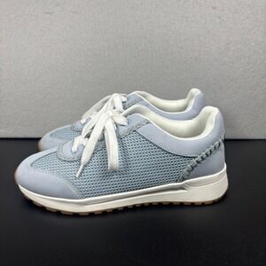 Jellypop Women's Elarah Sneakers Light Blue Mesh Size 7.5M Casual Lace Up Shoes